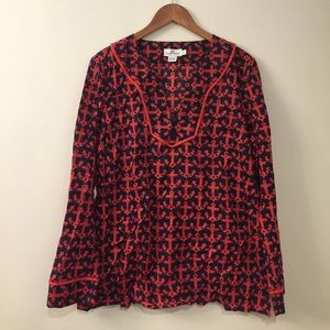 Vineyard Vines | Blue & Red Anchor Tunic