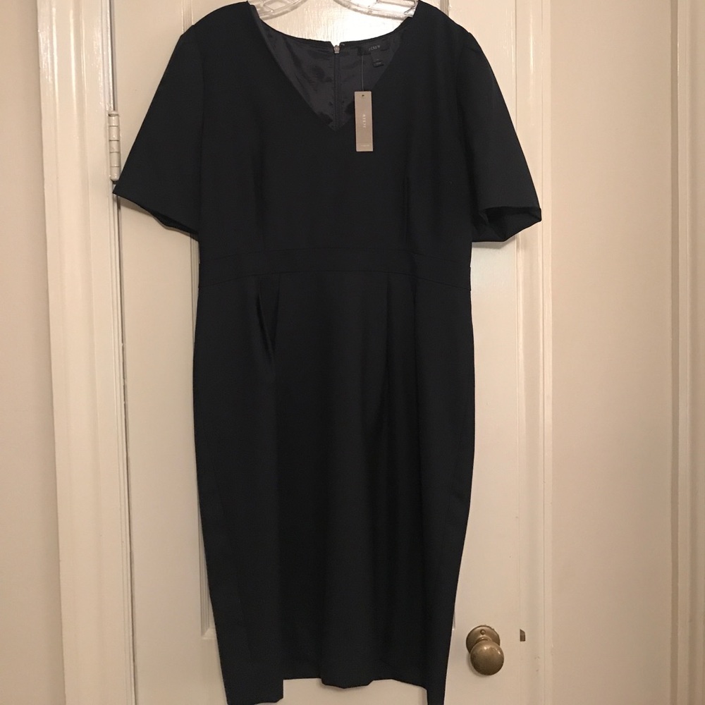 Navy J. Crew Dress