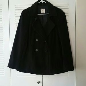 Black peacoat