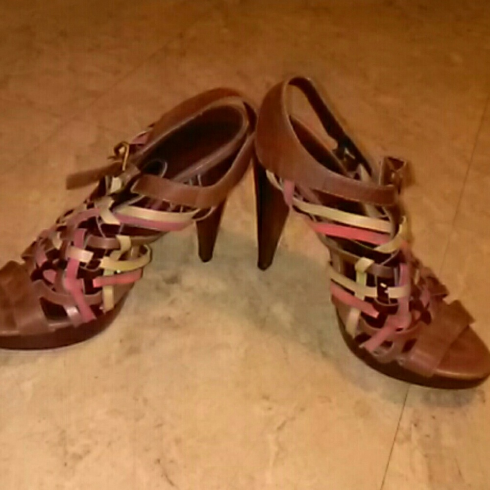 Strappy heels size 8.5