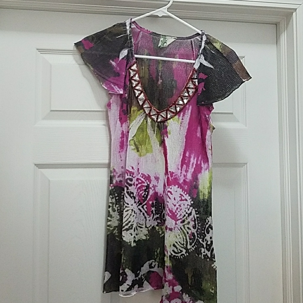 A mesh style shirt