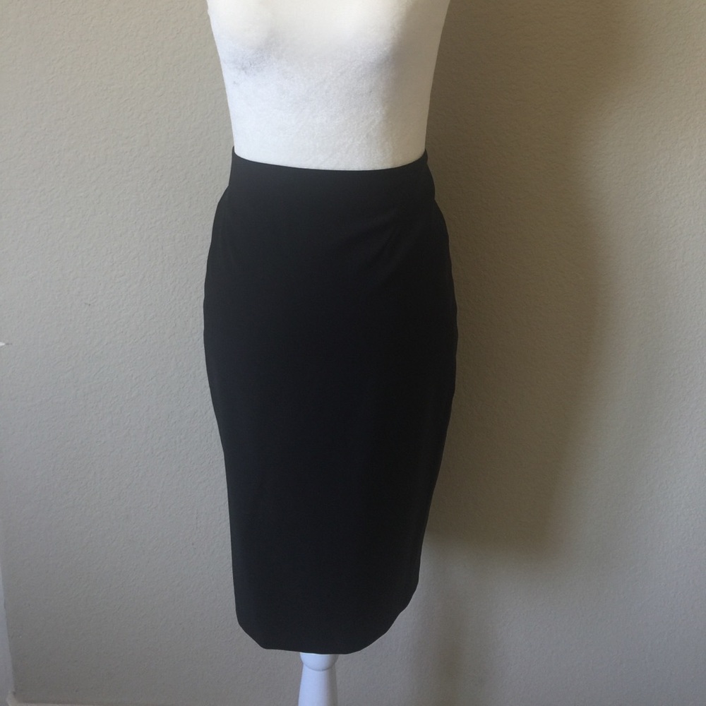 Ann Taylor Wool Blend Pencil Skirt-00.Lined. Black