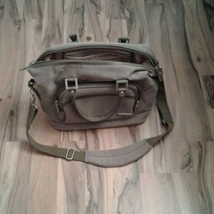 World Bound brown weekender bag