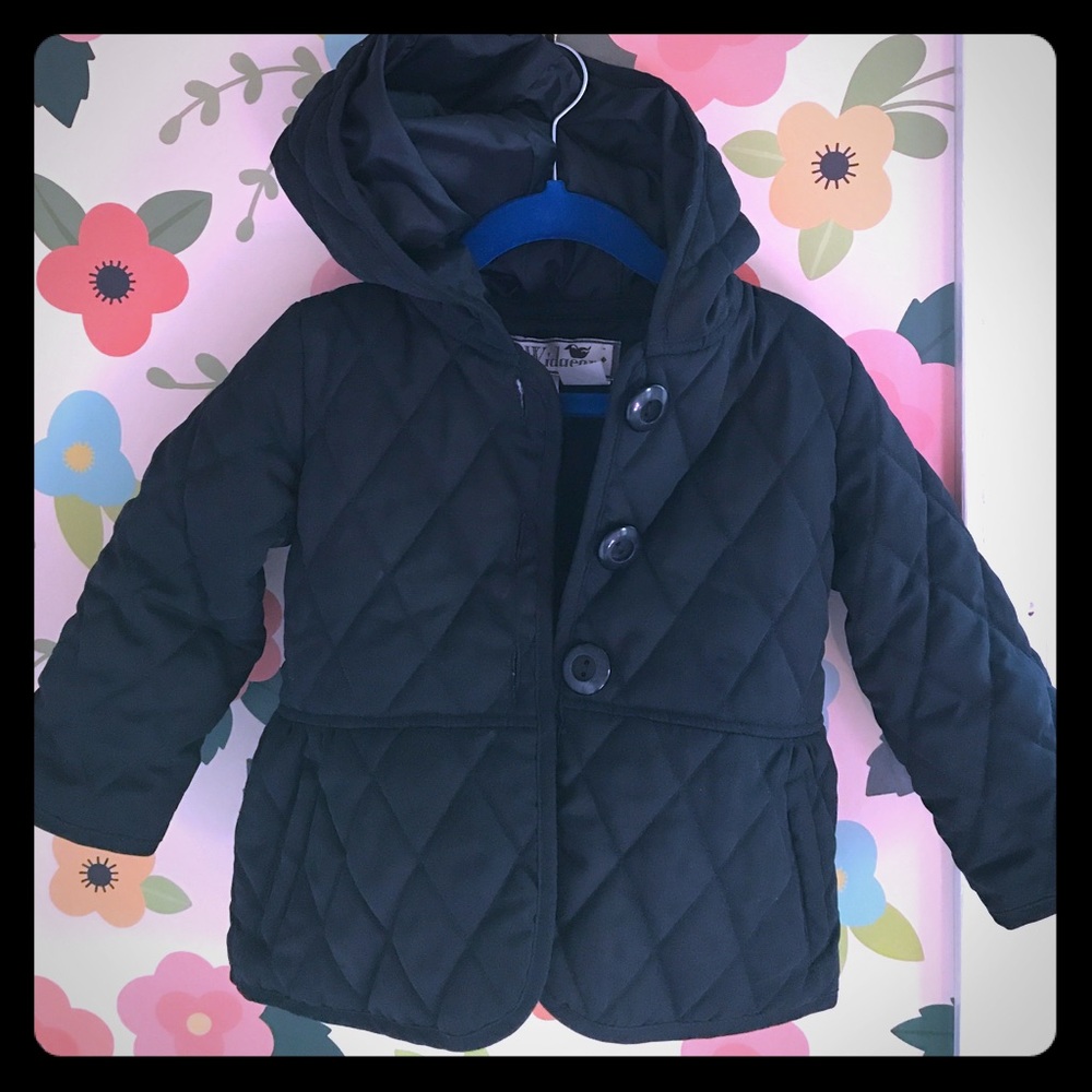 Navy Blue Quilted Jacket from Saks off Fifth