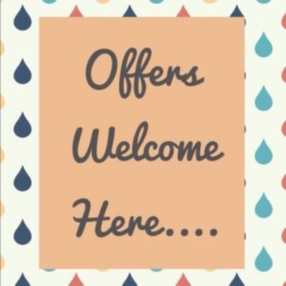 All offers will be considered 😀