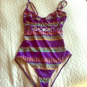 Mara Hoffman one-piece bathing suit