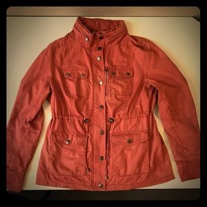 BNCI Blanc Noir rust colored light jacket