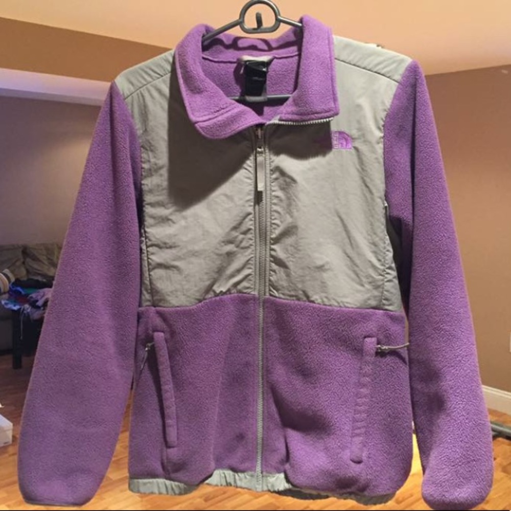 Purple north face youth 14-16