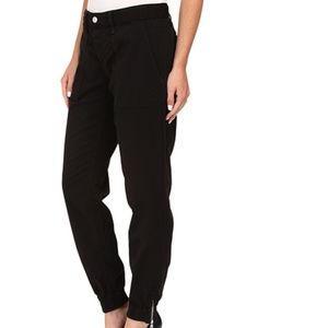 Joe's Jeans Flight Zip Ankle. Jet Black. Size 30