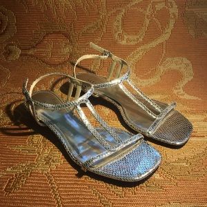 Alfani Silver Strappy Sandals