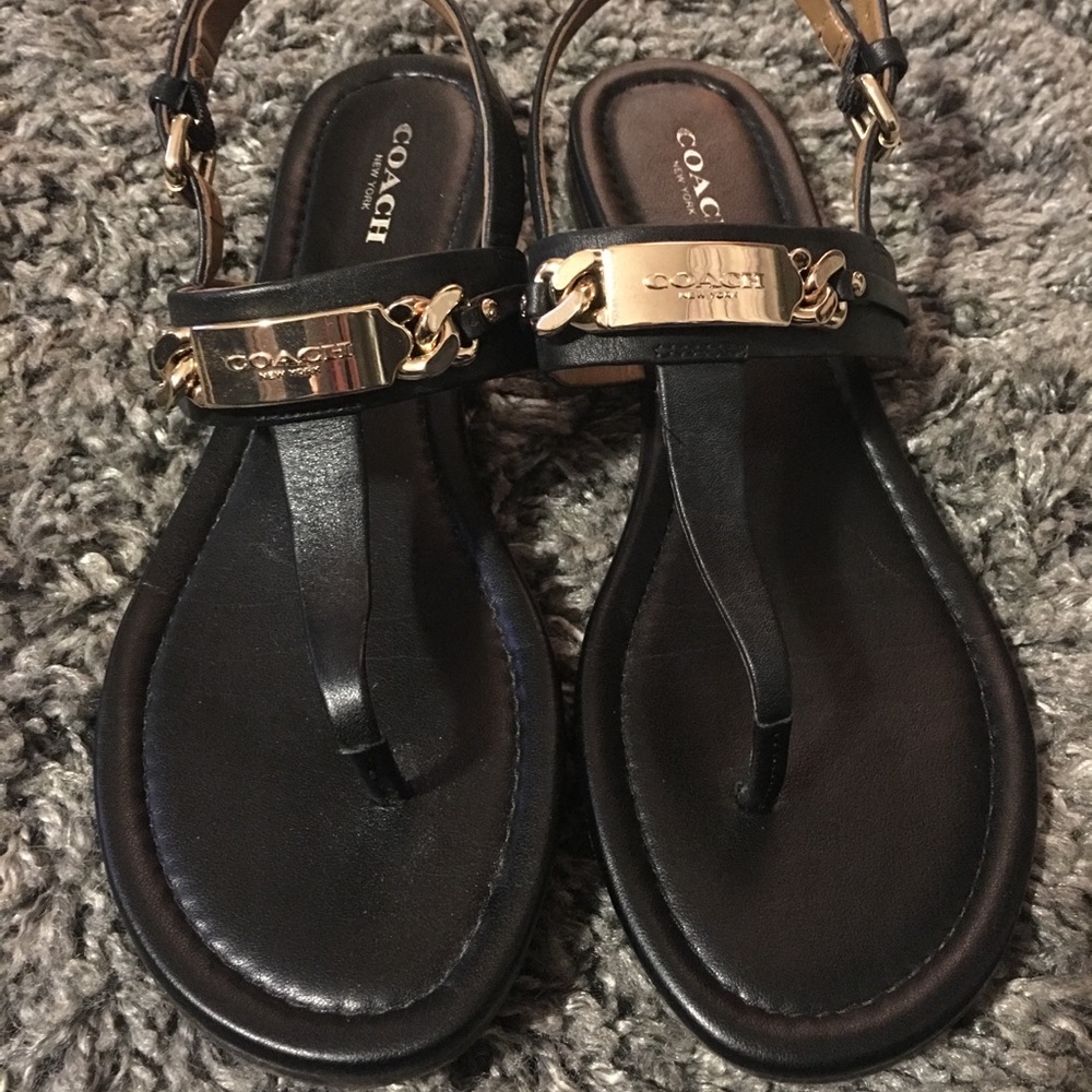 Coach leather Sandel's