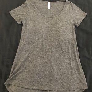 Dark Gray Classic T by LulaRoe