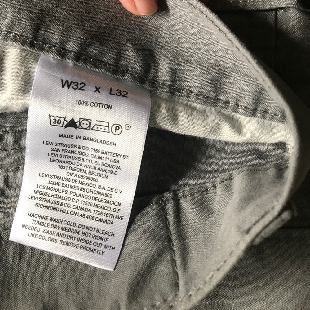 LEVI Men's Gray Jeans - Picture 2 of 3