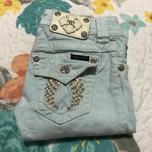 Light Blue Miss Me Jeans