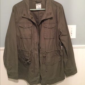 Green fall jacket