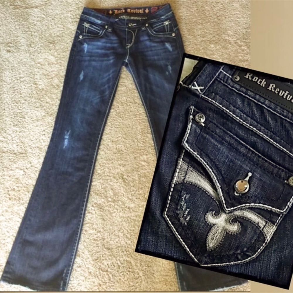 Rock Revival Stephanie Boot Cut Jeans 26
