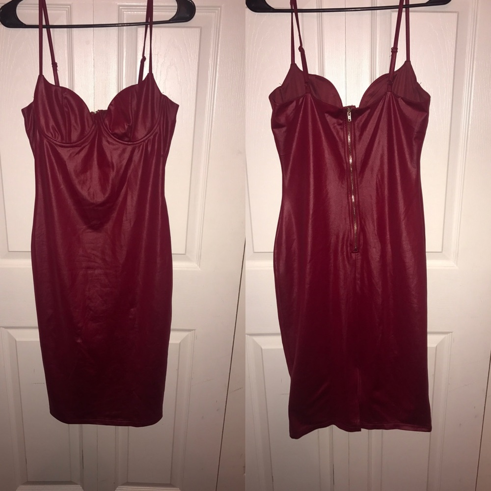 Wine Midi Dress