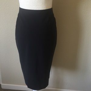 Ann Taylor Wool Blend Pencil Skirt-00.Lined. Navy