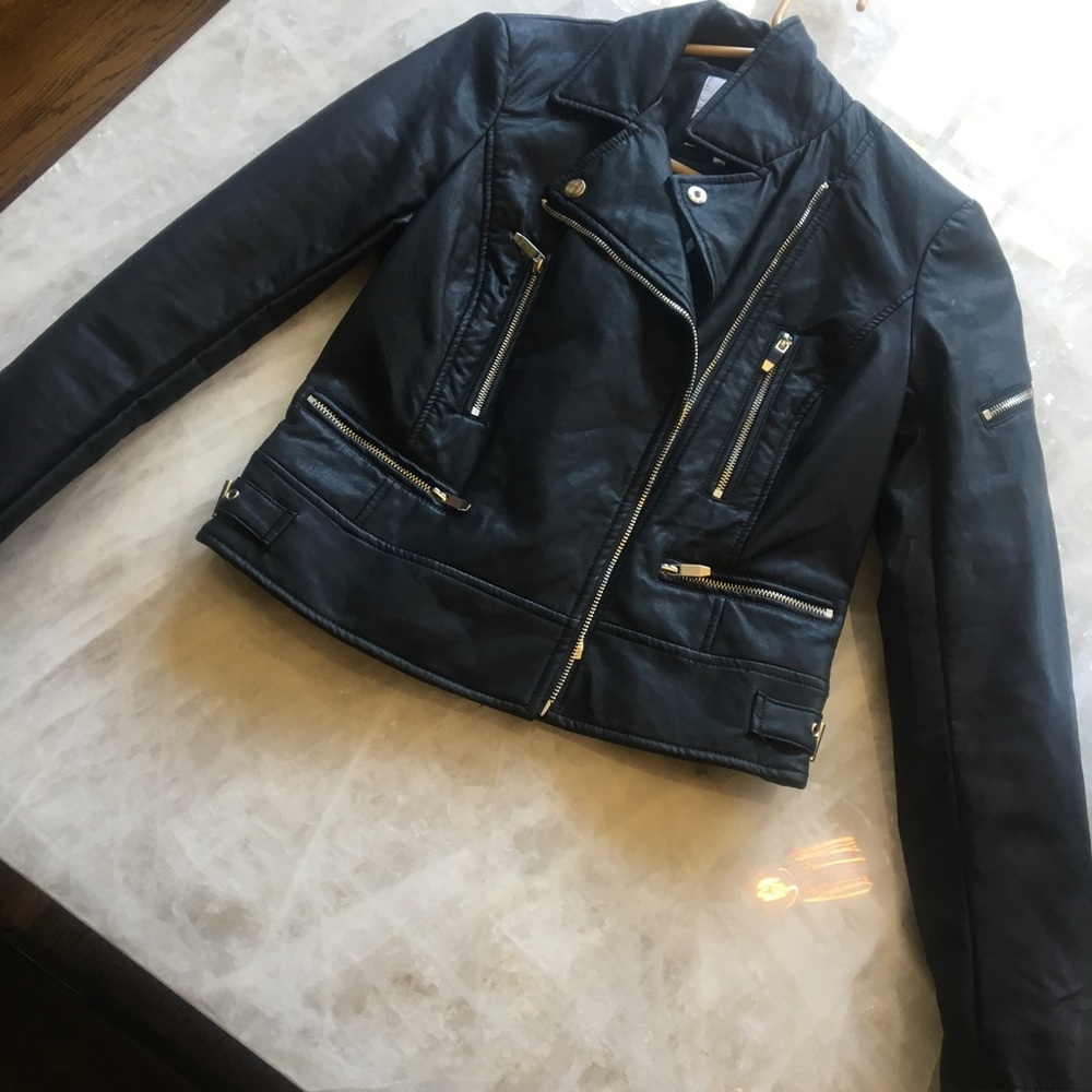 Brand new Zara leather jacket