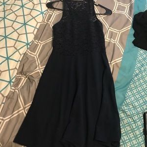 Dark blue dress