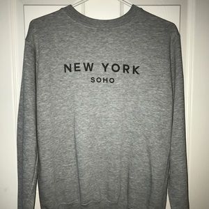 brandy melville soho NY sweatshirt