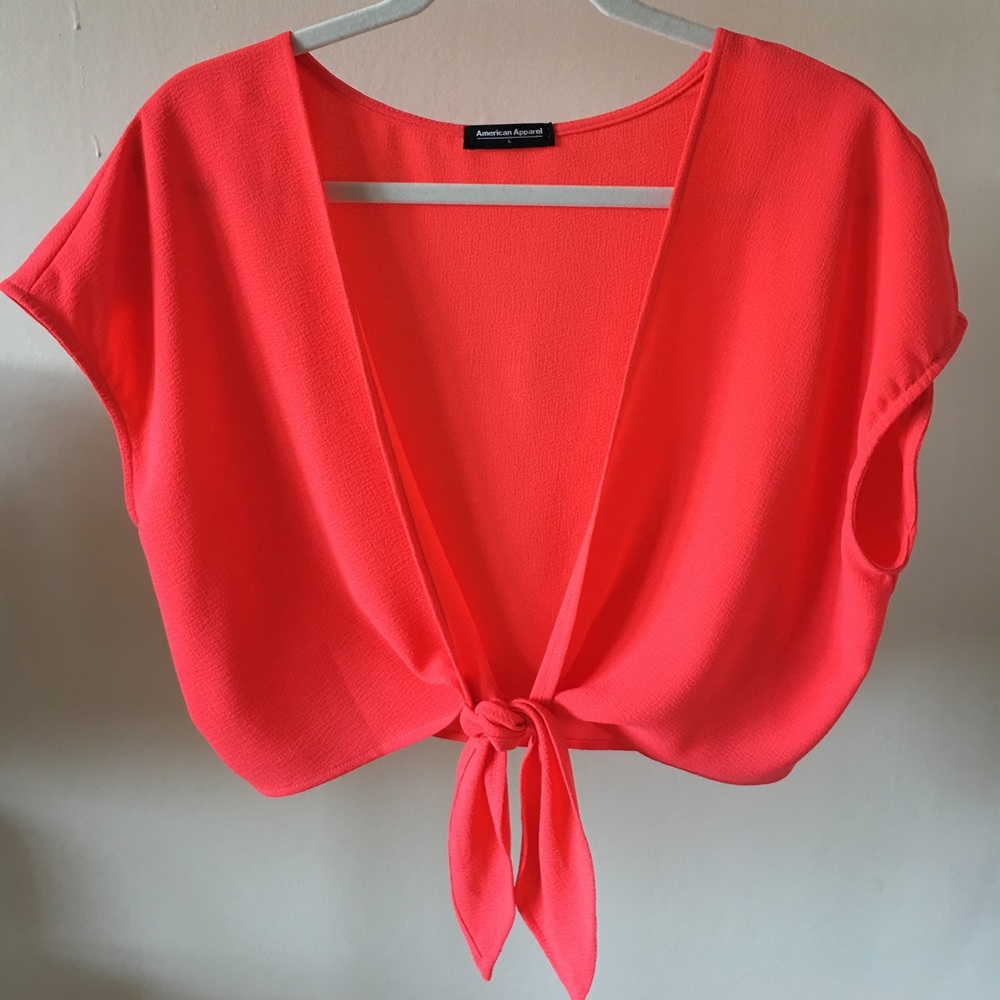 American Apparel Tie-Crop
