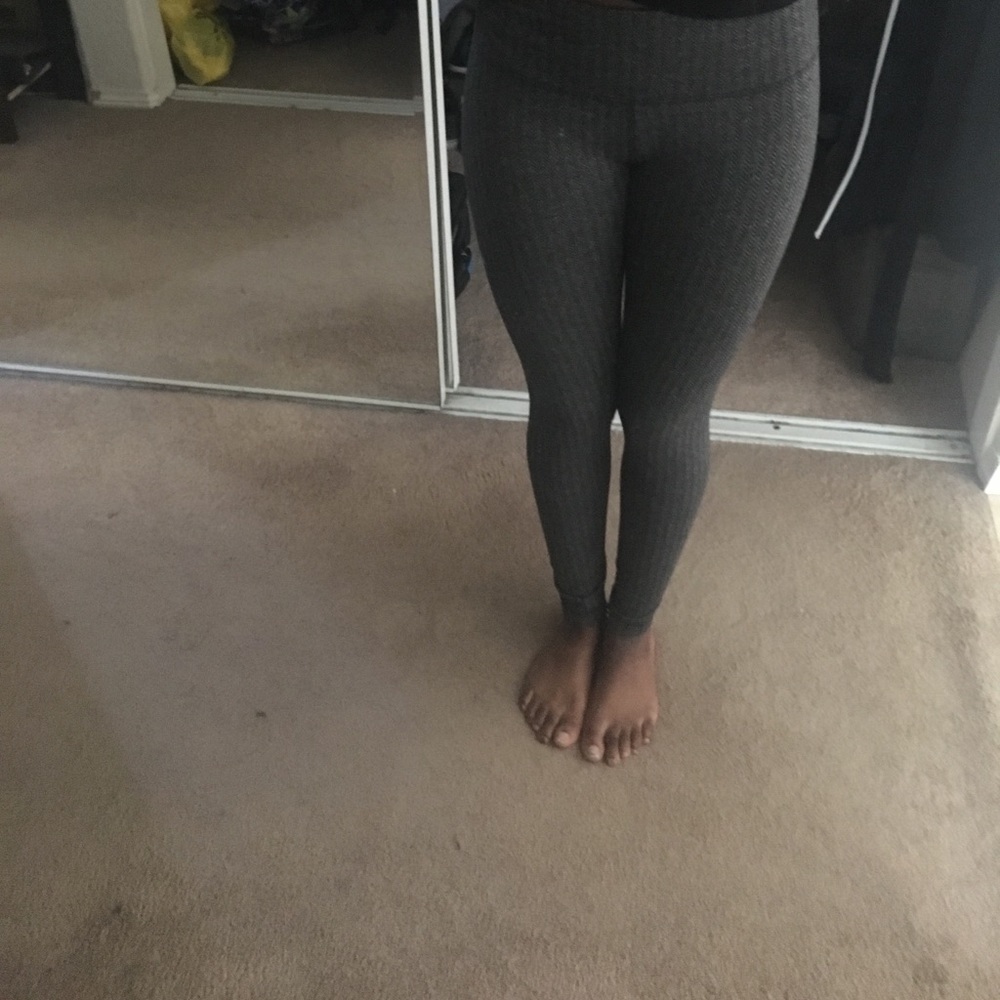 cute grey and black leggings