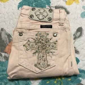 Light Pink Miss Me Jeans