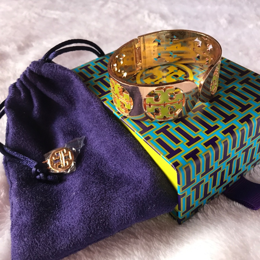 Tory Burch Logo Cuff Bracelet