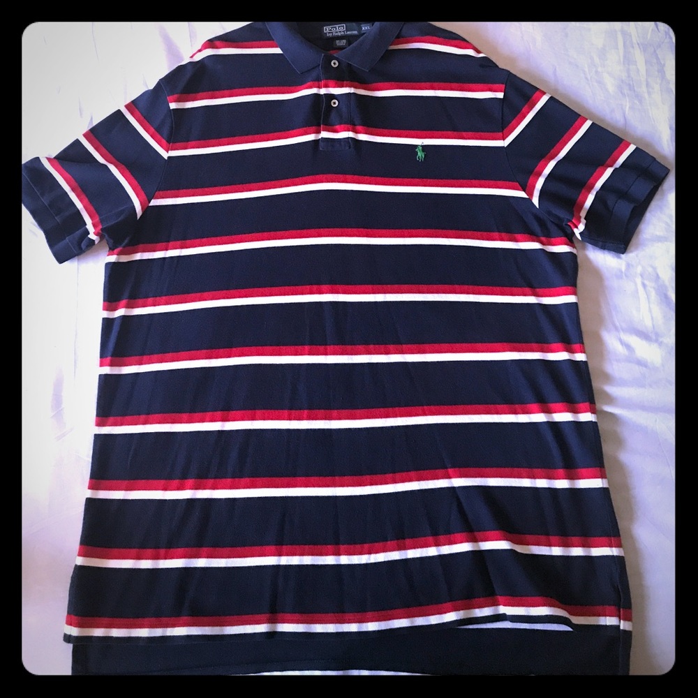 XXL Dark Blue Ralph Lauren Polo Collar Shirt