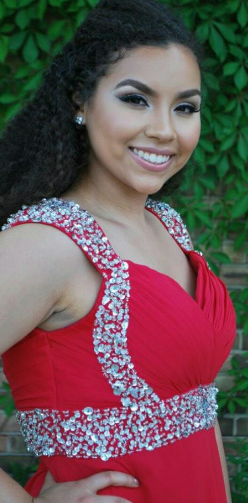 Red prom dress