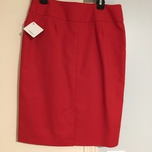 Red business casual skirt! NWT