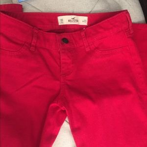 Red Hollister Jean