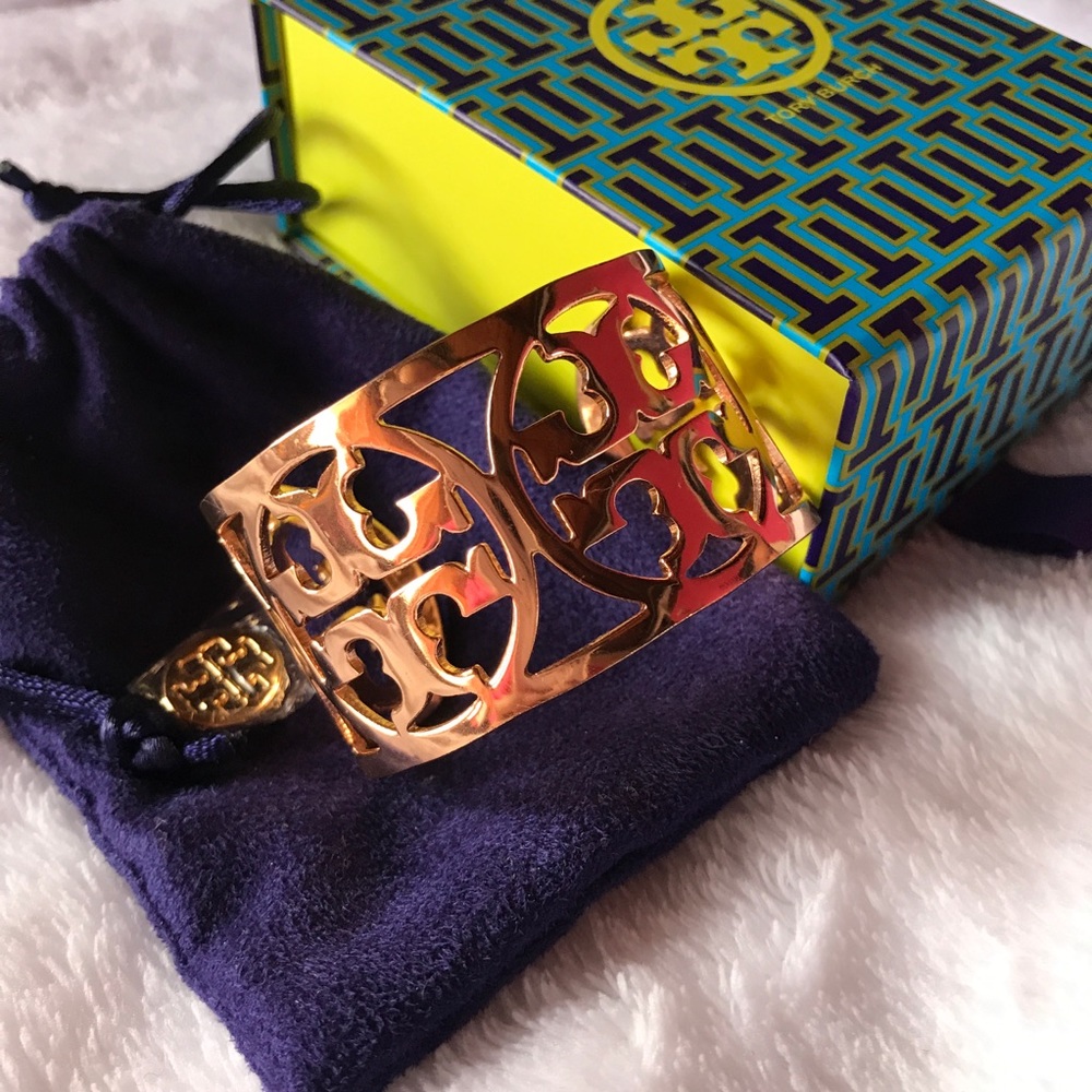 Tory Burch Logo Cuff Bracelet