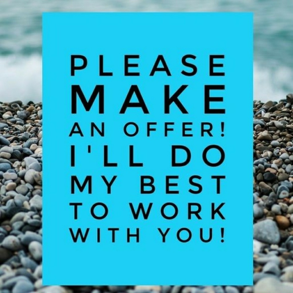 Don't hesitate to send an offer :)