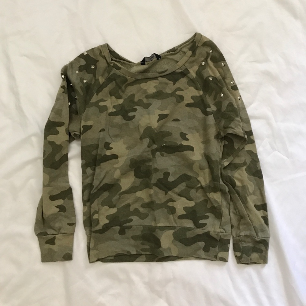 camo sweater