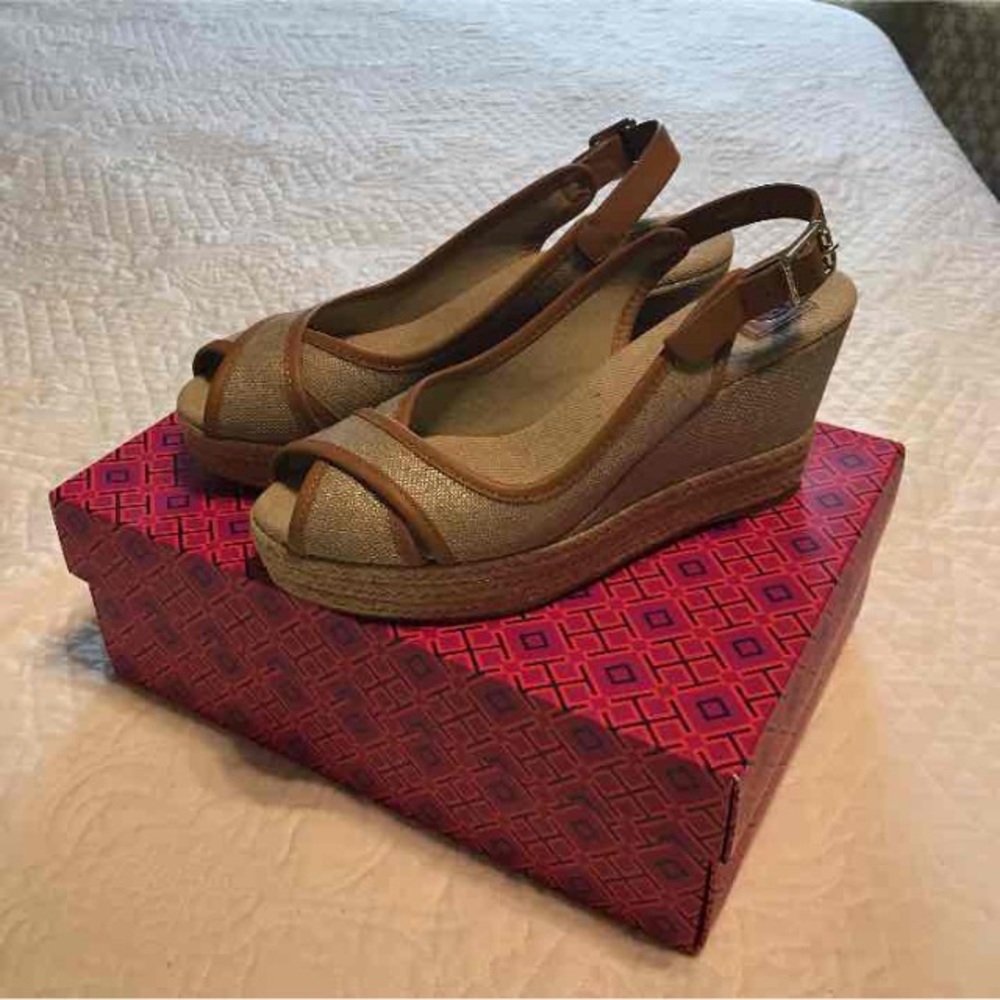 Tory Burch Majorca Slingback Wedge