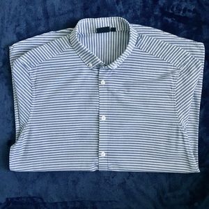 ASOS MAN STRIPE SHORT-SLEEVES SHIRT