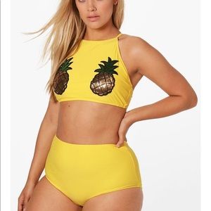 two piece bathing suit