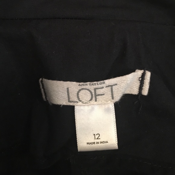 LOFT Sz 12 Navy Blue jacket / blazer 💐 - Picture 2 of 2