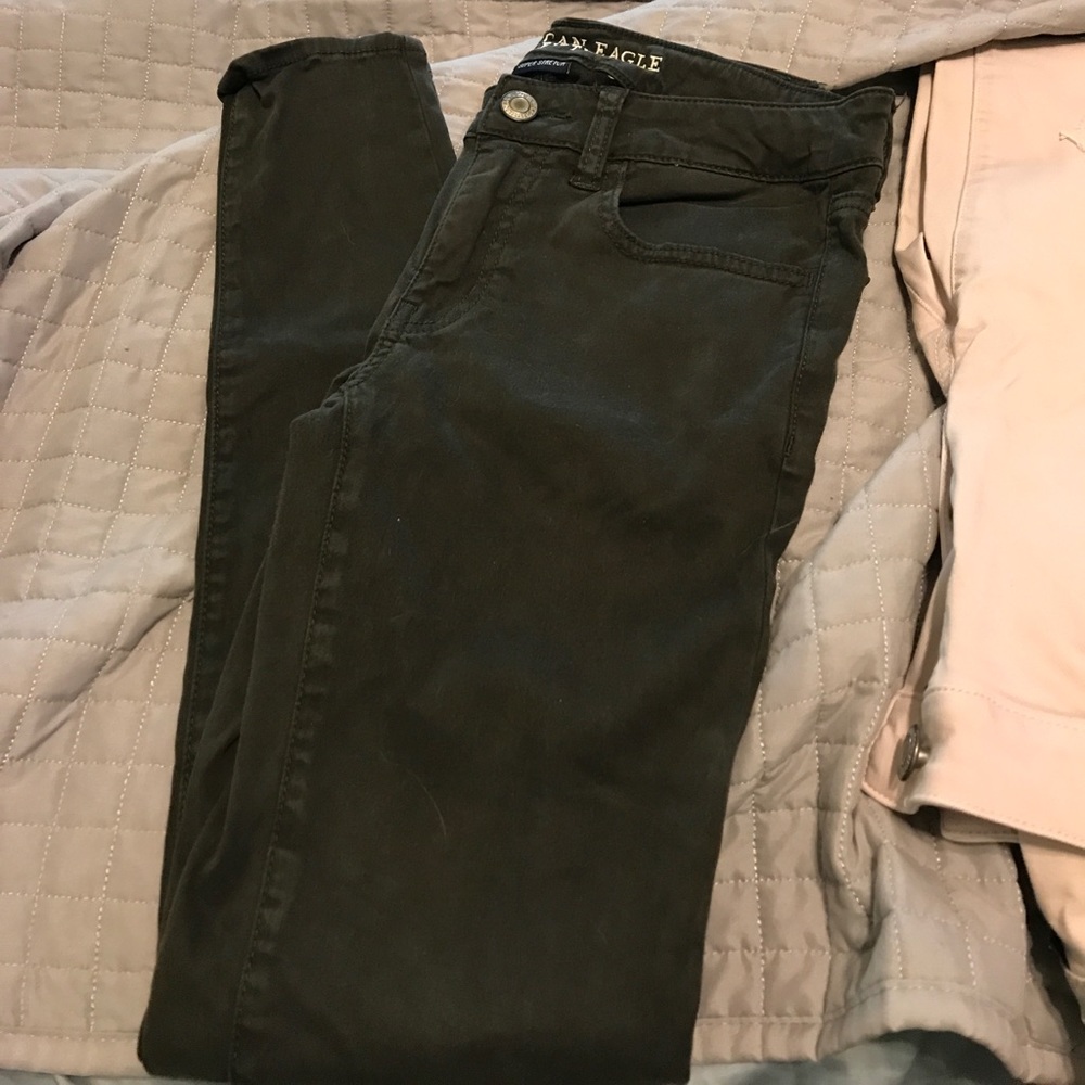Olive green pants
