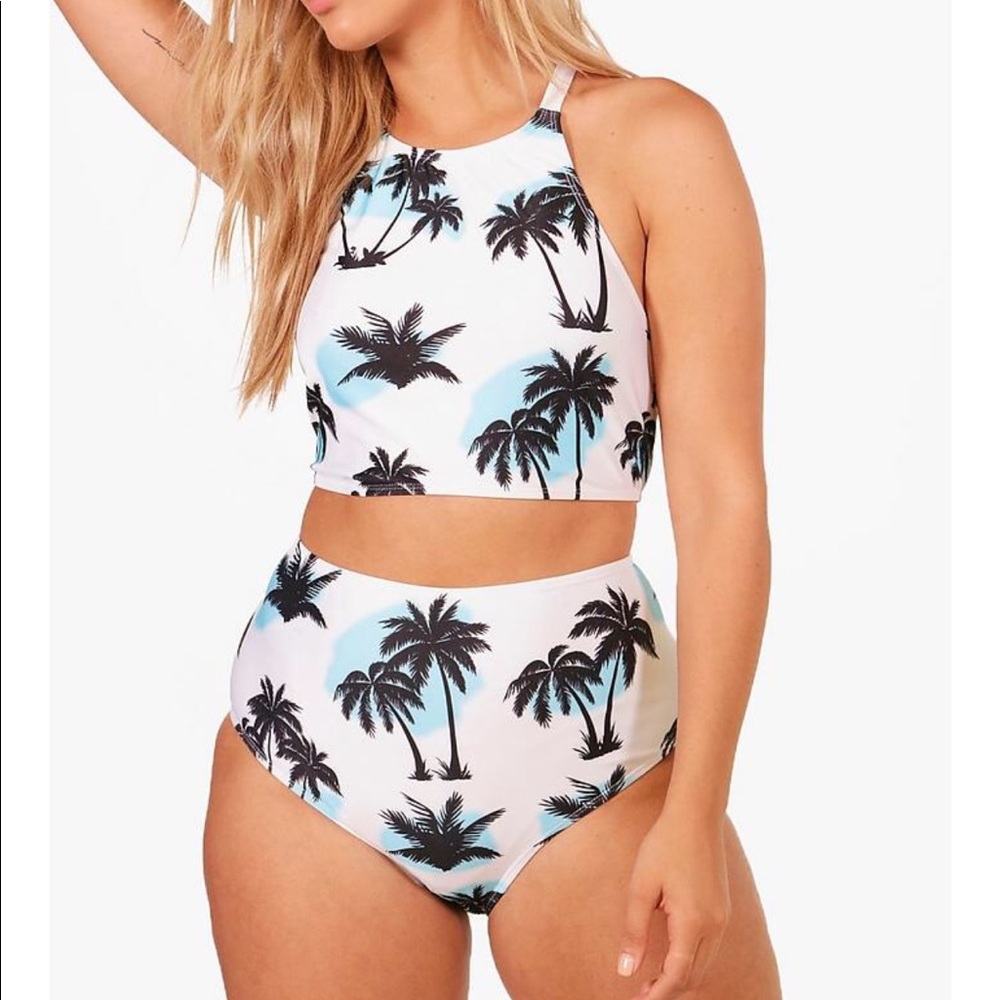 two piece bathing suit