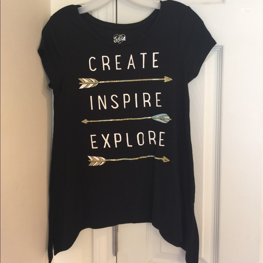 Justice Shirt. Size 14.