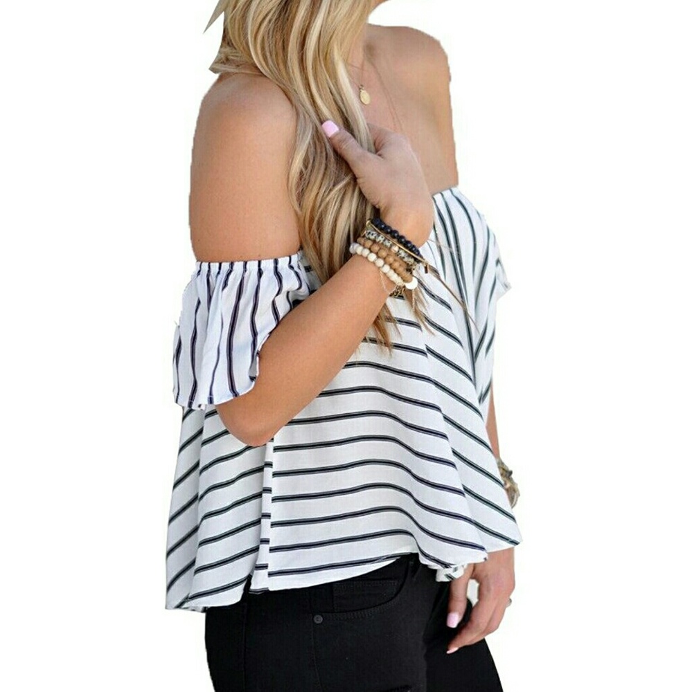 OFF THE SHOULDER BLOUSE - Picture 2 of 3
