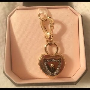 Juicy Couture Heart Lock Charm