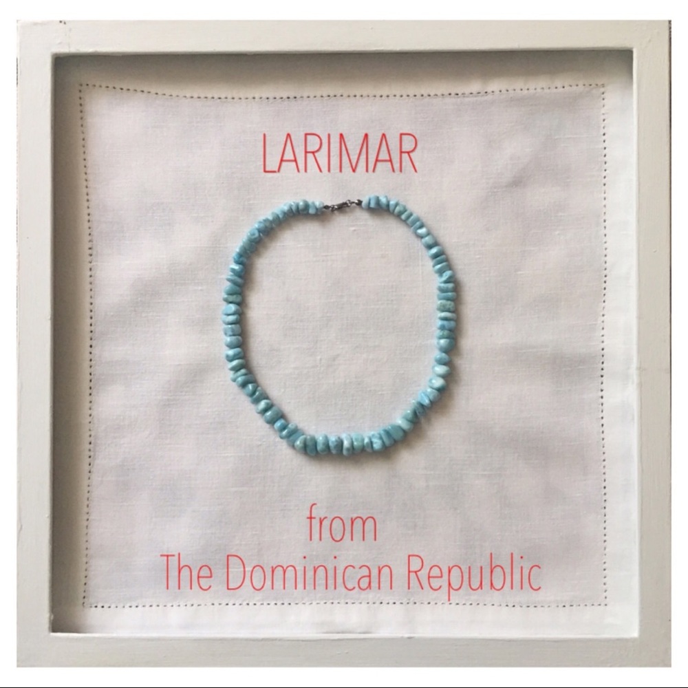 Larimar Necklace from the Dominican Republic