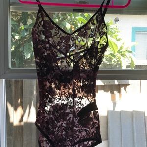 Free people lace bodysuit
