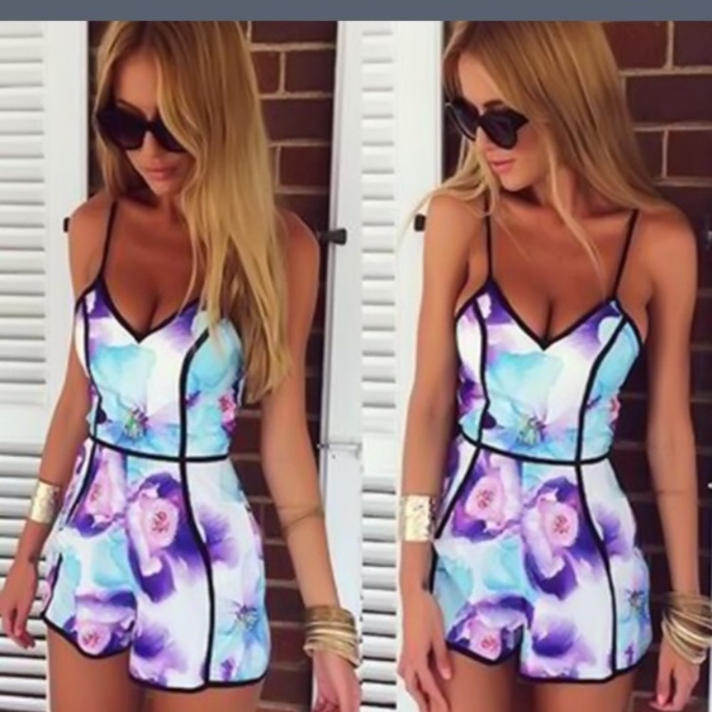 Floral romper!