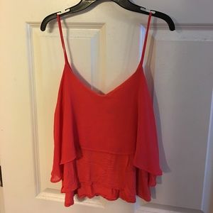 Flowey spaghetti strap top