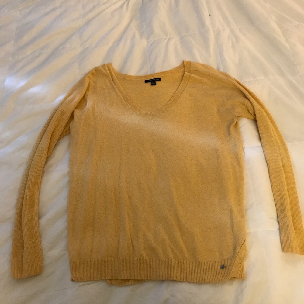 AEO yellow sweater